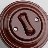  Kliklap - retro prekidač za stepenište sa ramom br. 6, braon | Eponuda.com