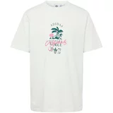 Adidas Majica 'Leisure League' tamno zelena / ružičasta / bijela