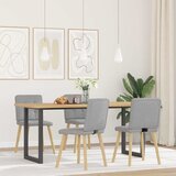  Blagovaonske stolice od tkanine 4 kom oblačnosive | shoptok.hr
