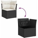  8-dijelni set vrtnih sofa od poliratana s jastucima crni bagrem | shoptok.hr