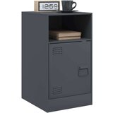 vidaXL Nočna omarica antracit 34,5x39x62 cm jeklo | Shoptok.si