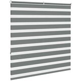 vidaXL Zebra senčilo temno sivo 150x150 cm tkanina širina 145,9 cm | Shoptok.si