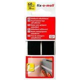 Fix-o-moll Trak z ježkom (60 cm x 20 mm, Črne barve, Lepljenje) | Shoptok.si
