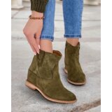 Resti Boots in cowboy style on a covered wedge heel Patorias | ePonuda.com