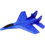  Borbeni avion iz stiropora s lanserom iz praćke - modra | Shoptok.si