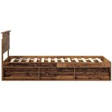  Krevetna konstrukcija Staro drvo 90 x 190 cm Čvrsto borovo drvo | shoptok.hr