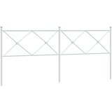  Metalno uzglavlje bijelo 193 cm | shoptok.hr