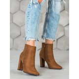 SEASTAR SUEDE ANKLE BOOTS WITH ZIRCONIAMI | shoptok.hr