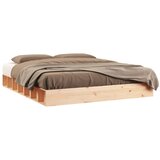 The Living Store Posteljni okvir 150x200 cm trdnega lesa - Posteljni Okvir, (21449844) | Shoptok.si