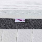  Madrac Bijela i siva 90 x 200 cm Bonell opruga | shoptok.hr