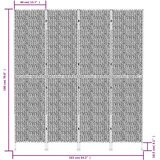 Sobna pregrada s 4 panela 163 x 180 cm od vodenog zumbula | shoptok.hr