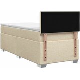  Krevet s box springom, madracem i LED-om Krem 80 x 200 cm | shoptok.hr