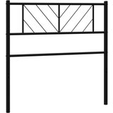  Kovinsko posteljno vzglavje črno 100 cm, (20936118) | Shoptok.si