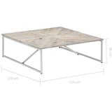  Stolić za kavu od masivnog drva manga 110 x 110 x 36 cm | Eponuda.ba