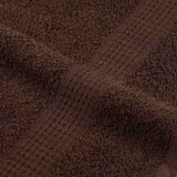 vidaXL Brisače 10 kos rjava 30x30 cm 360 g/m² 100% bombaž | Shoptok.si