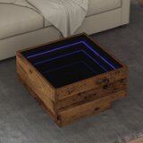 vidaXL Klubska miza Star les 50 x 50 x 30 cm Konstruiran les Cene