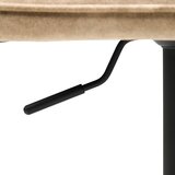 MID.YOU BARSKI STOL, črna, bež | Shoptok.si