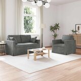  Set sofe 2 pcs Tamno siva 138 x 78 x 80 cm Baršun | Eponuda.ba
