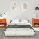  Krevet s daskama Voštano smeđa 120 x 200 cm Masivna borovina | shoptok.hr