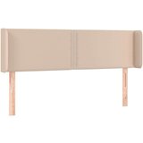  Uzglavlje s ušima boja cappuccina 147x16x78/88 cm umjetna koža | shoptok.hr