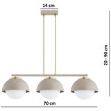  Brilagi - Visilica na sajli 3xE27/60W/230V bež/zlatna | Eponuda.com