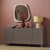 WOOOD Rjava komoda iz masivnega bora 200x85x45 cm Root – | Shoptok.si
