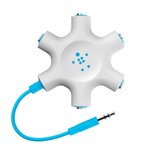 Belkin Avdio razdelilni kabel F8Z274bt RockStar Jack - bel| 5x3,5 mm Cene