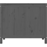  Kutija za rublje siva 88,5 x 44 x 76 cm od masivne borovine | shoptok.hr