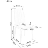 Molarem Home stolica ATOM - Baršun - Maslinasta | shoptok.hr