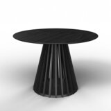 Bessagi Home Jedilna Miza Ennio, Ø 120cm, Črna | Shoptok.si