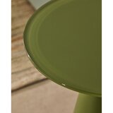 Kave Home Okrogla stranska mizica s stekleno mizno ploščo ø 35 cm Wilshire – | Shoptok.si