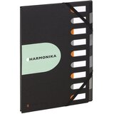 MAPA ZA ODLAGANJE SPISA 9 PREGRADA S GUMICOM PP EXACTIVE HARMONIKA EXACOMPTA 55334E | shoptok.hr
