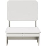  Vrtne stolice 2 kom bijele 60x64x70,5 cm masivne borovine | shoptok.hr