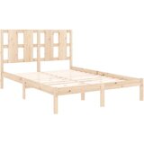  Okvir za krevet od masivnog drva 135 x 190 cm 4FT6 bračni | shoptok.hr