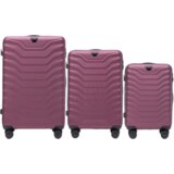 WINGS set od tri kofera od ABS materijala veličine V M S bordo | shoptok.hr