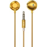 Oem Wekome, Žične slušalke Jack 3,5 mm serije YC05 Sakin 1.2m, Zlata, (5000228701) | Shoptok.si