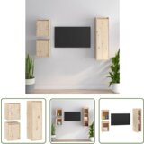 The Living Store TV omarica 3 kosi trdna borovina - TV Omarica, (21738251) | Shoptok.si