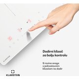 Klarstein PowerGlide indukcijska kuhalna plošča | Sodobna, kompaktna in zmogljiva | 2 kuhalni območji | 3500 W | 30 cm | Shoptok.si