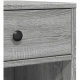  Stalak za pisač s kotačima siva boja hrasta 60 x 40 x 68,5 cm | shoptok.hr