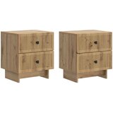  Noćni ormar s ladicama 2 pcs Hrast artisan 43 x 34,5 x 47,5 cm | shoptok.hr