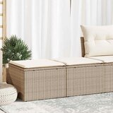 Maison Chic Seti vrtnega pohištva - Vrtna garnitura - Vrtni pohištvo set z blazinami 2-delna bež ratan/akacija, (21798304) | Shoptok.si