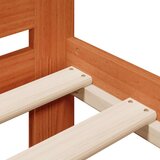  Posteljni okvir brez vzmetnice voščeno rjav 100x200 cm borovina, (21530700) | Shoptok.si