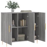  Komoda boja hrasta sonome 90 x 34 x 80 cm konstruirano drvo | shoptok.hr