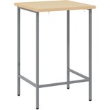  Kutna stolica Siva 55 x 55 x 85 cm Čelik i inženjerska drva | shoptok.hr
