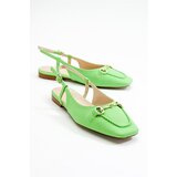 LuviShoes Area Green Women's Sandals Cene