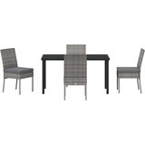  Vrtni set za objed 5 pcs Siva Čelik s prahom premazan | Eponuda.com