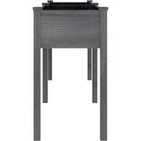  Sadilica s oblogom siva 161x45x76 cm od masivne jelovine | Eponuda.com