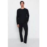 Trendyol Men's Black Regular Fit Knitted Pajamas Set. | Shoptok.si