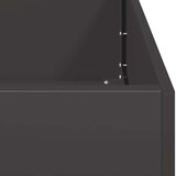 vidaXL Planter Black 120x40x40 cm Hladno valjano jeklo | Shoptok.si