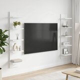  Polica na zidu 2 kom. Bijela 22 x 15 x 100 cm Konstruirano drvo | shoptok.hr